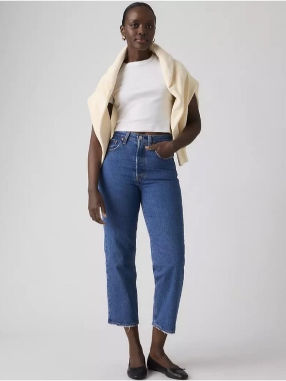 Levi's® Premium RIBCAGE STRAIGHT ANKLE WOMEN'S JEANS size 28